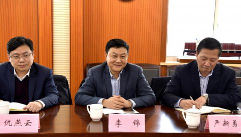 省港口集團(tuán)物流公司李錦董事長(zhǎng)一行來我司拜訪