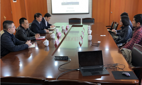 明耀船貿(mào)有限公司來我司拜訪